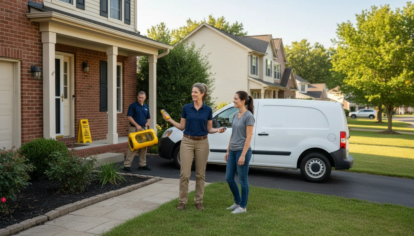 Water restoration image for Water Damage & Restoration Services in Wabash, IN